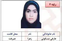 قبولی های کنکور 1402 26 رتبه 6 انسانی 1402