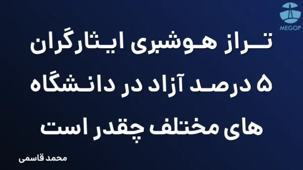 تراز هوشبری ایثارگران 5 درصد آزاد در دانشگاه های مختلف چقدر است