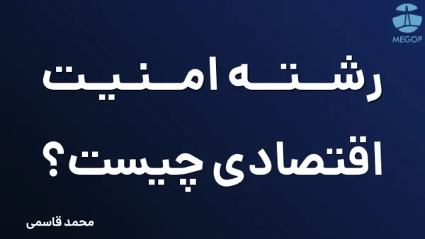 رشته امنیت اقتصادی چیست؟