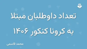 تعداد داوطلبان مبتلا به کرونا کنکور 1406